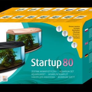 Diversa startup akvarijni set 80 vypouklý AP černý LED EXPERT