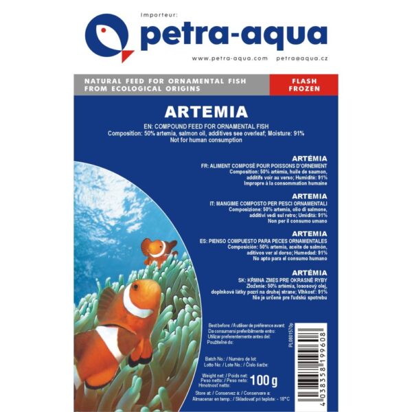 Mražené krmivo  ARTEMIE Žábronožka solná