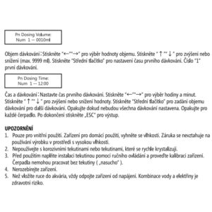 Dávkovací čerpadlo ATI DP 6 410 411